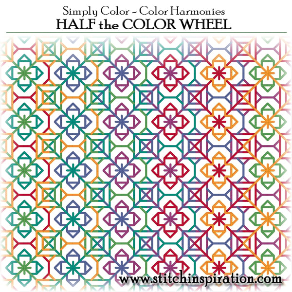 Color Harmonies - Half Color Wheel