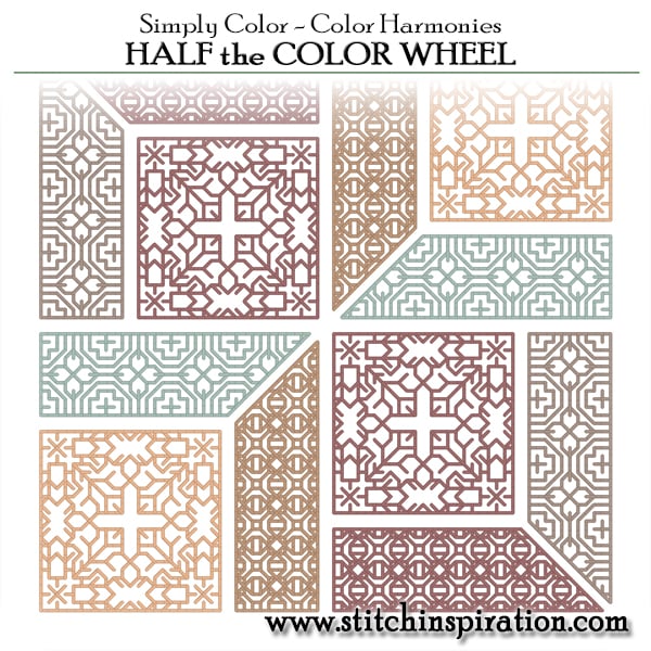 Color Harmonies - Half Color Wheel